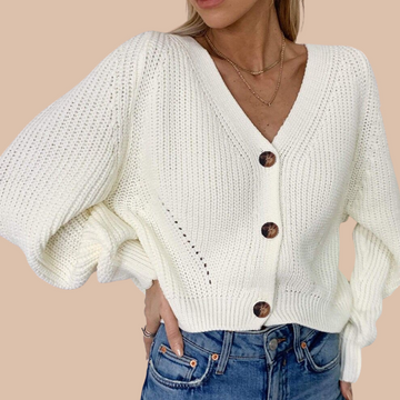 Rya Loose Knit Cardigan - SunsetFashionLA